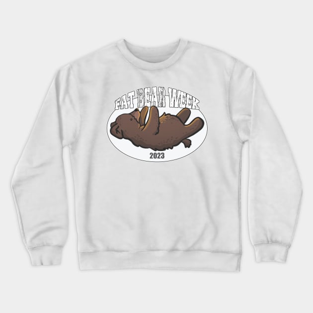 fat bear week enjoy time Crewneck Sweatshirt by Mechanism Apparel